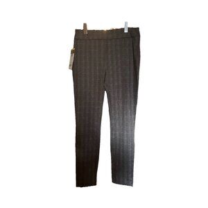 Dalie Plaid Pull-On Dress Pant Narrow Leg Women's Size 6 Work Casual